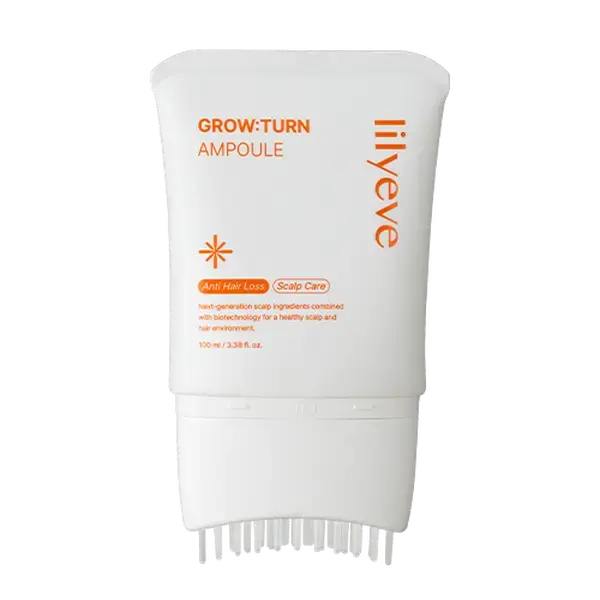[lilyeve] Growturn Hair Growth Serum with Built-in Brush for Thinning & Loss Treatment, Inula Britannica Flower Formula, Scalp Care, Non-Greasy, Clinically Proven Results