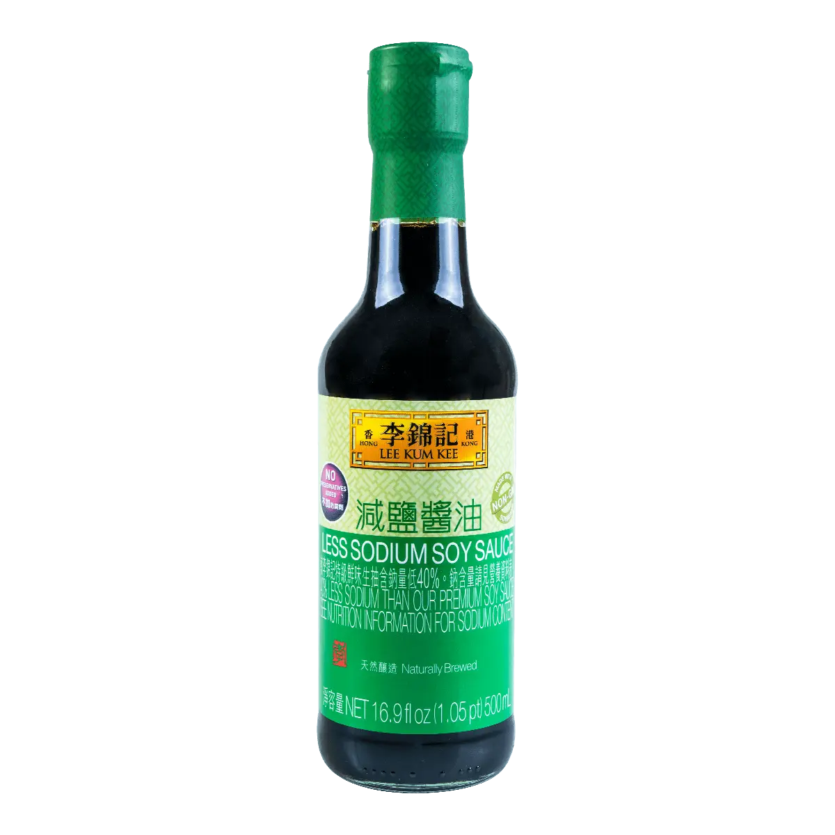 Lee Kum Kee Light Soy Sauce Less Salt 500ml - Authentic Hong Kong Style, Premium Seasoning for Cooking & Dipping