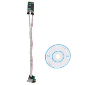 M.2 A+E Key 2.5G Ethernet PCI Express Network Adapter with RTL8125B Chip, ECC Support, Wake-on-Lan for Industrial Control Applications, Auto-Negotiation, Ieee802.1qav Credit