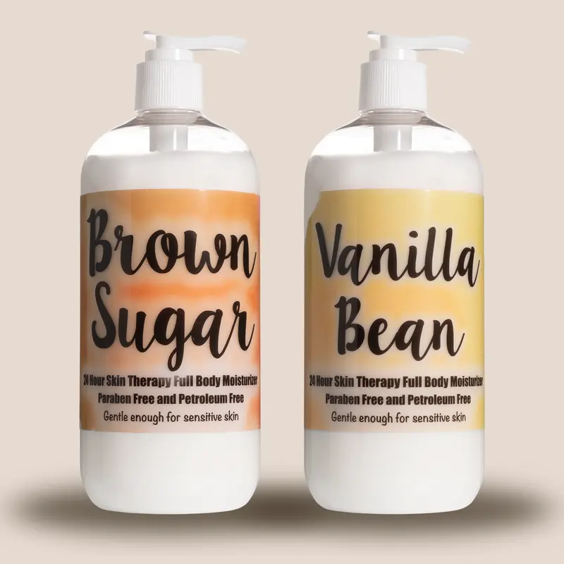 Vanilla Bean + Brown Sugar Body Lotion by The Lotion Company 2 pack bundle