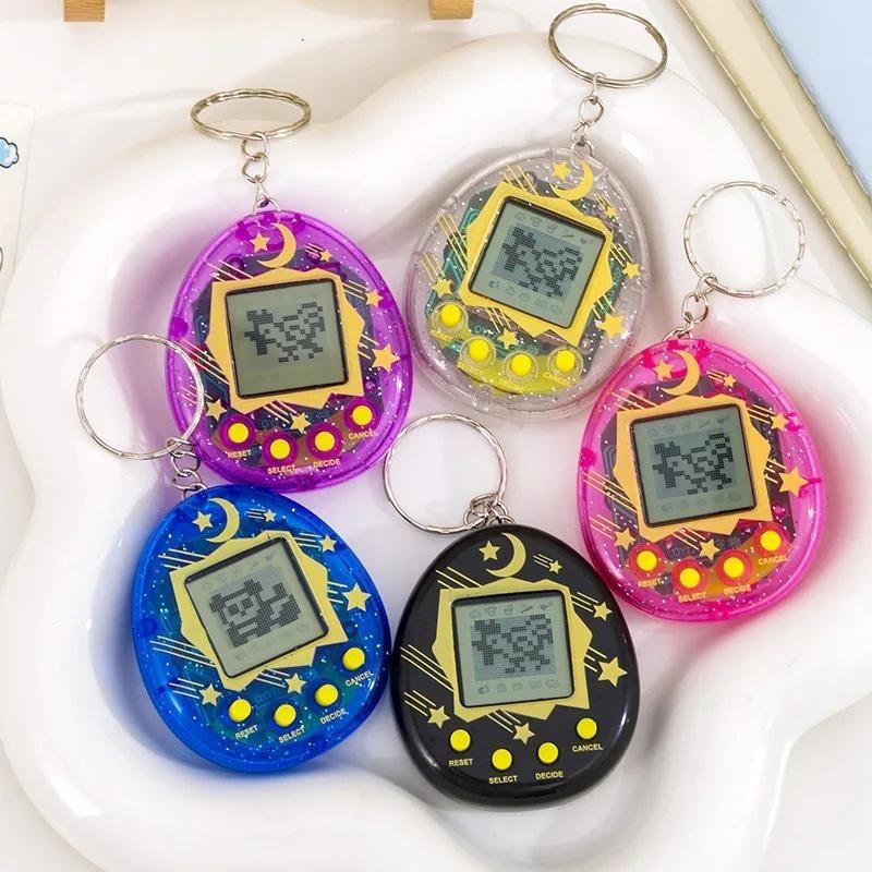 Cute Tamagotchi Simulation Game Console Shaped Bag Pendant Car Keychain Pendant Decorative Accessory