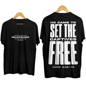 “Set Them Free” T-shirt    Give a clear message that Jesus came to set the captives free!