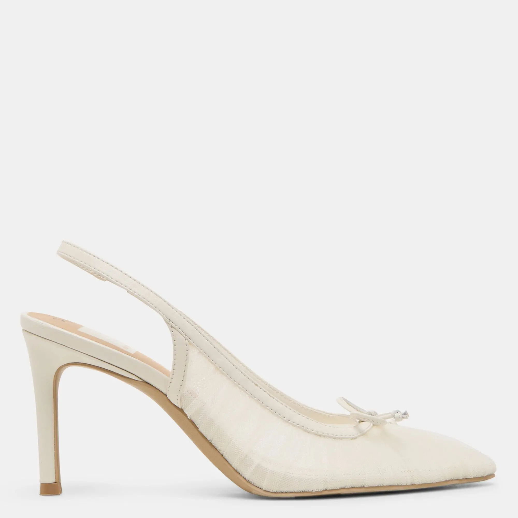 Dolce Vita YELA HEELS WHITE TULLE