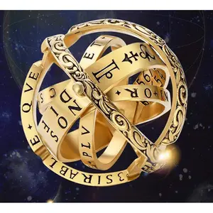 Handmade Anxiety Relief Sphere Spinner Ring