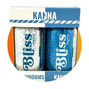 Bliss Two pack (4 servings) – Kanna  Botanical Shots – Variety pack - ️ Mood-elevating shots infused with wild botanicals, organic mushrooms, and adaptogens. Crafted in FDA-controlled labs, third-party tested, and packed with pure Kanna and Kava