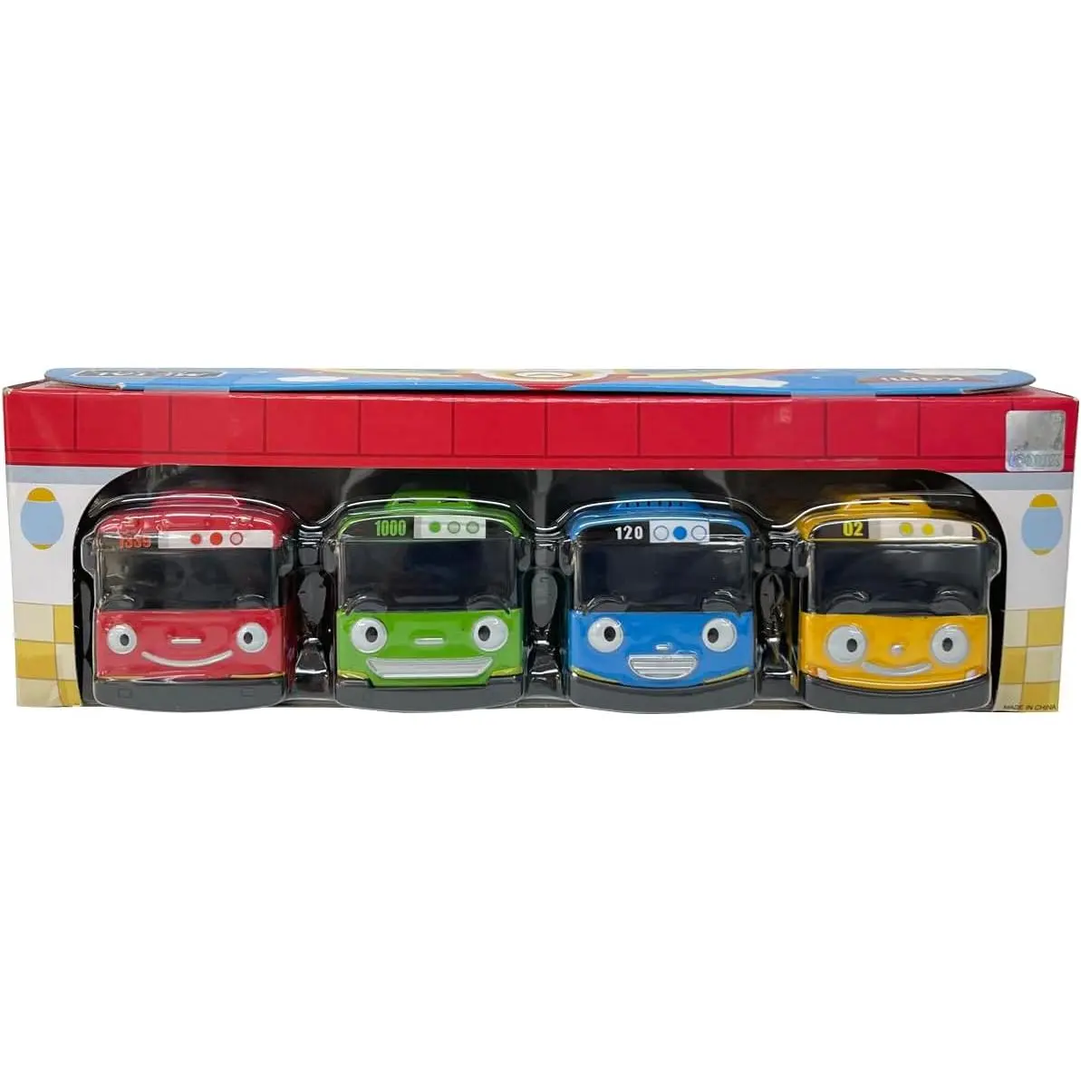 Bus Tayo Special Metal Vehicles Set 4pcs