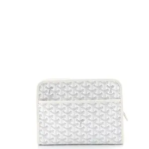 Pre-owned Goyard Canvas Coated Clutches & Wristlets Jouvence Toiletry Pouch Coated Canvas MM by Rebag