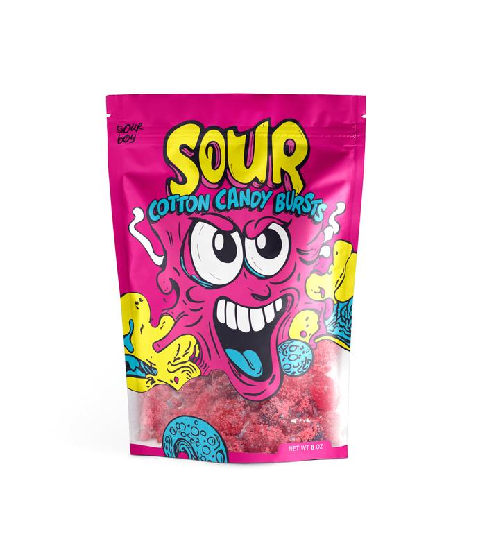 Sourboy Cotton Candy Sour Gushers 8 oz