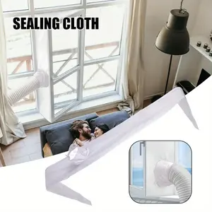 Portable Air Conditioning Window Sealing Strips, 3m/4m/5m with Cuffs, Easy Install for Sliding Windows, Roof Sunroofs, Blinds, Dryers