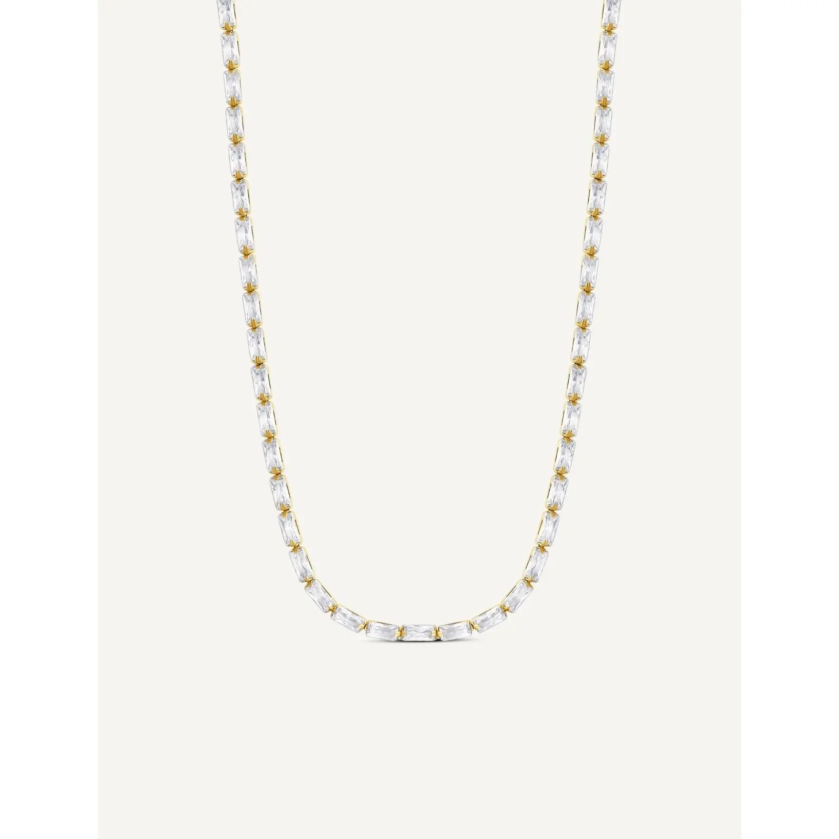Jackie Crystal Link Necklace