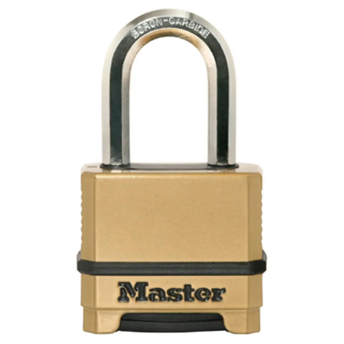 MAGNUM M175XDLFCCSEN Heavy-Duty Weatherproof Industrial Reset Padlock, 2-in Tough Cut Boron Carbide Shackle, Security Lock for Automotive & Motorcycle Protection