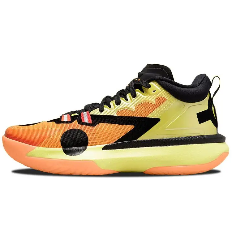 Jordan Air Naruto X Zion 1 Sp Pf Kyuubi' Cushioned Durable Mid Top Basketball Shoes Unisex DQ5569-780