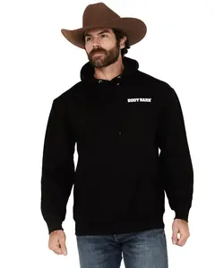 Boot Barn Men's Men'S Logo Graphic Hooded Sweatshirt - Bbmho24sw2-Blk