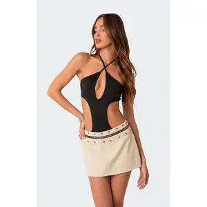 Edikted Women's Unity Cut Out Bodysuit Edikted Women's Unity Cut Out Bodysuit