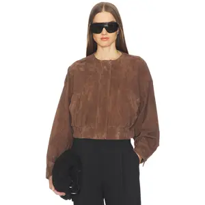 SRG Danica Suede Jacket in Mocha