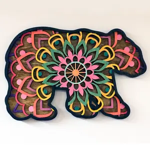 DIY Child Bear Mandala Kit