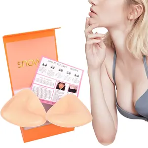 SNOWY Sticky push up pads-Sticky Bra-Double-Sided Adhesive Push-Up Bra Pads-Thickened Push-Up Breast Stickers-adhesive bra-inserts-Wedding Dress Invisible Sticky Bra-Full Bust Lift Adhesive Breast Pads-Reusable Sweat&Water Resistant Outfit Feminine