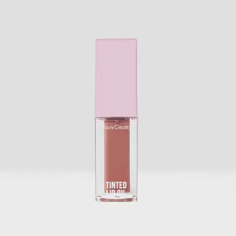 Beauty Creations Tinted Luxe Lip Oil - Lip Care Cosmetic with Moisturize, Hydrate, Glossy Shimmer Finish, Aesthetic Glow Up, Assorted Shades