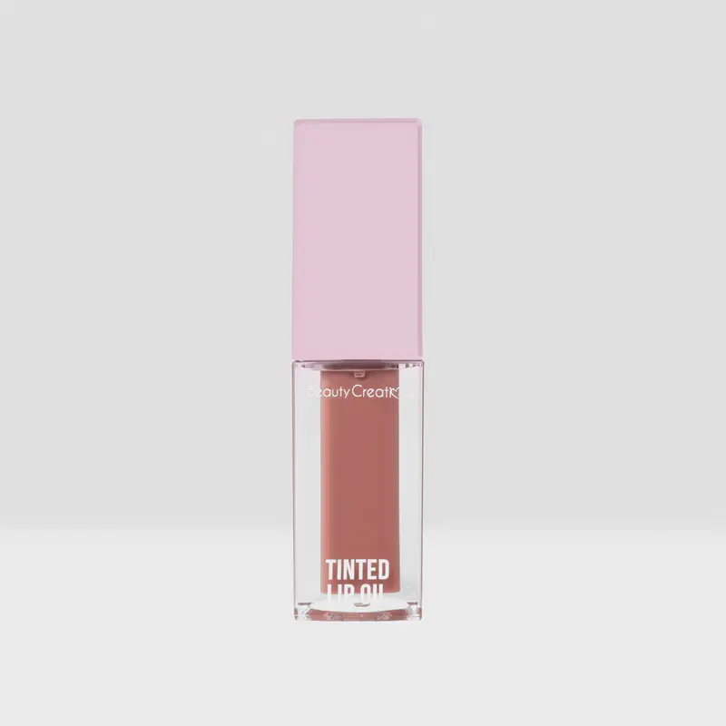 Beauty Creations Tinted Luxe Lip Oil - Lip Care Cosmetic with Moisturize, Hydrate, Glossy Shimmer Finish, Aesthetic Glow Up, Assorted Shades