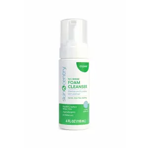 No-Rinse Foam Cleanser - Hospital Grade Waterless Hair & Body Wash, Hypoallergenic Rinse-Free Shampoo for Sensitive & Dry Skin, Paraben, Sulfate & Dye Free - 4 oz