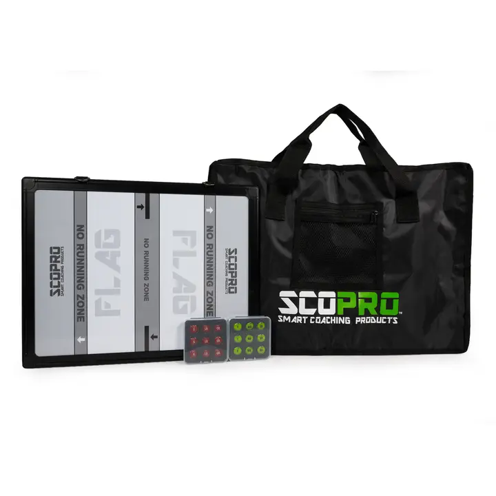 Flag Football Bundle - Dual-Sided Board, Carry Case & Magnets