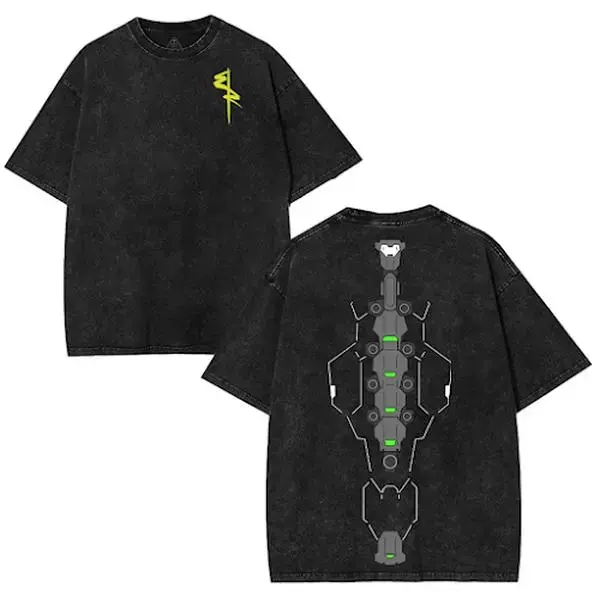 Cyberpunk Edgerunner David Martinez Tee for Men - Relaxed Fit Acid Wash Cotton Shortsleeve with Crew Neck - Gamer Valentines Day Gift, Unisex, Graphic, Lightweight, T-Shirt
