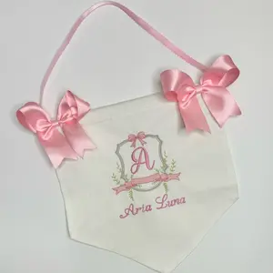 Personalized baby banner, Welcome baby girl Banner, Nursery decor