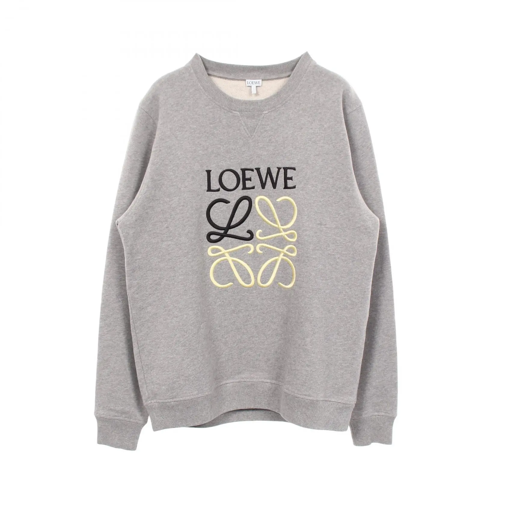 Pre-owned Loewe Cotton Small Leather Goods Anagram Sweatshirt