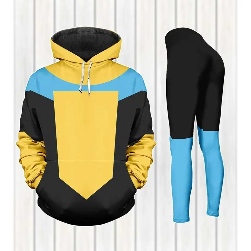 Halloween Cosplay Hoodies, Mark Grayson Costume, Invincible Leggings,