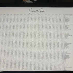 Giant Summer themed Word Search