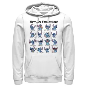 Men's Lilo & Stitch How Are You Feeling Pull Over Hoodie