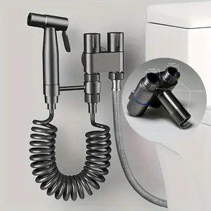 High-pressure Closestool Cleaning Shower Head, Handheld Bidet Faucet Sprayer Set for Toilet, Toilet Wash Sprayer for Bathroom, Modern Bidet Sprayer