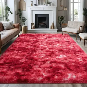 Ultra Fluffy Soft Tie-Dye Rug, Modern Plush Carpet | 3x5 4x6 5x8 ft for Bedroom Living Room Home Decor,Non Slip  Rug for Bedroom, Dining Room, Home Office, Kitchen