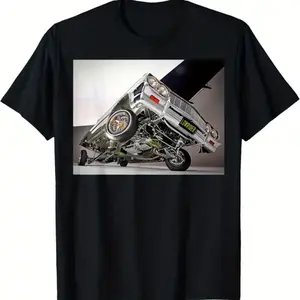 Lowrider Oldies Custom Chicano Mexican Latina Rider Cholo T-Shirt Man Menswear