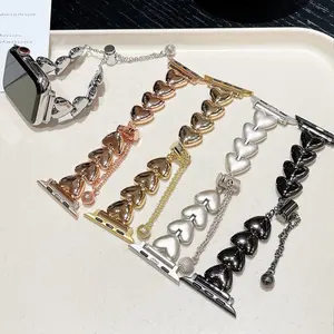 Heart Design Watch Band for Apple Watch (Band Only), Fashionable Watch Band for Women, Comfortable Watch Accessories for iWatch Series