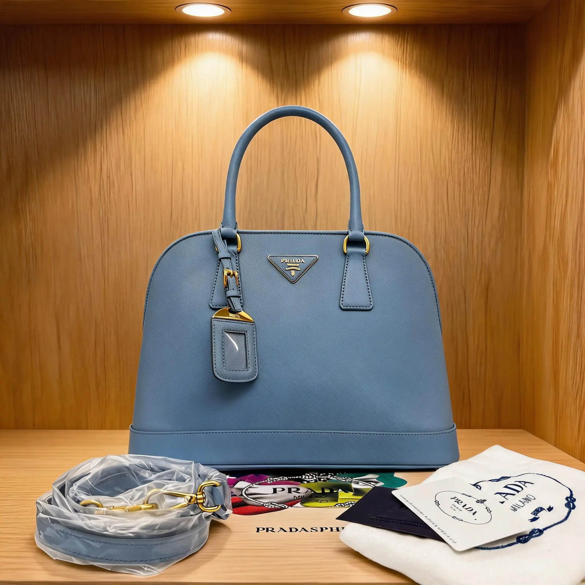 Pre-owned PRADA Leather Shoulder Bag C0718089868