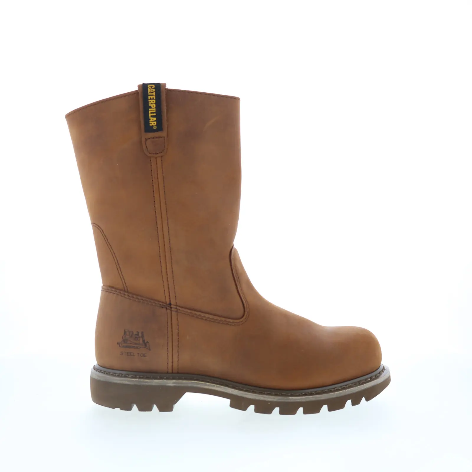 Caterpillar Revolver Steel Toe P90418 Mens Brown Wide Work & Safety Boots