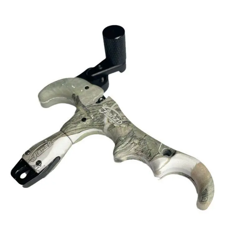 Bow Release for Compound Bow 4 Finger 360 Degree Rotating Caliper Thumb Release Archery Accessories High-Quality Grip compound bow release Enhanced Control