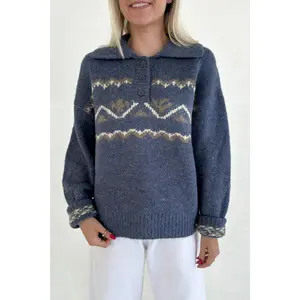 Summit Cozy Knit Polo Sweater