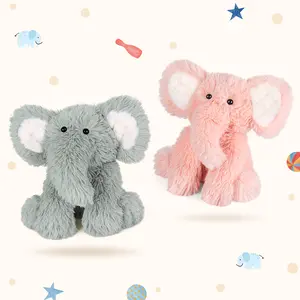 Plush Elephant Heat Patches, Heatable & Coolable Weighted Plushies, Lavender & Flaxseed Scented Heating Pad, Toddlers Must Have, Period Essentials