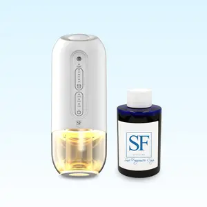 SF-LUMEA + Fragrance Diffuser with 100ml Free Fragrance - Smart, Elegant, and Efficient Air Freshener with Adjustable Intensity and Timer Settings