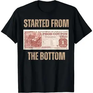 Cotton Short Sleeve Started From Food Stamp Amounts In Each State The Bottom T-Shirt For Men Women Casual Menswear