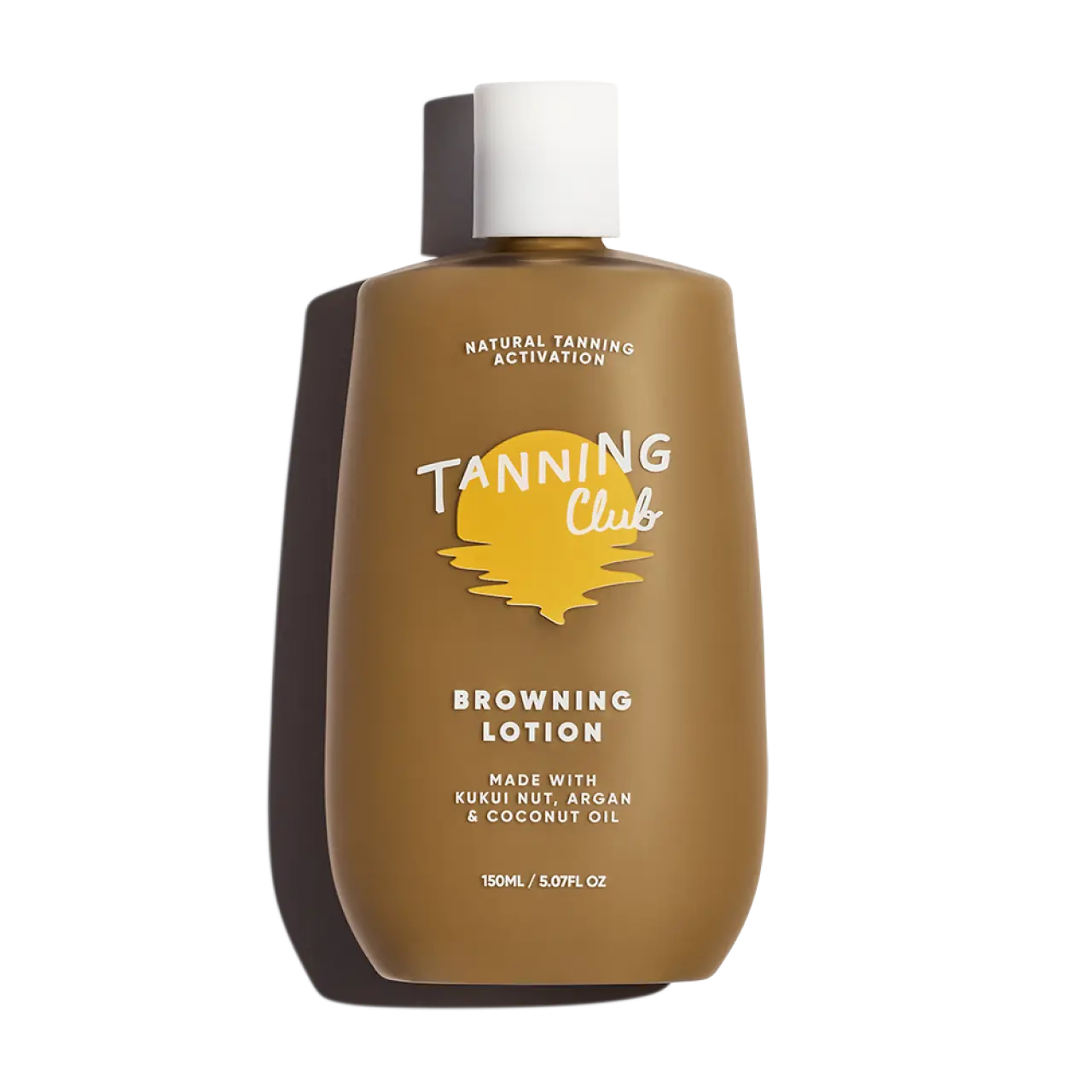 Tanning Club Browning Lotion - Fast Dark Tan Accelerator with Kukui Nut Argan & Coconut Oil - 150ml Body Care Moisturizer