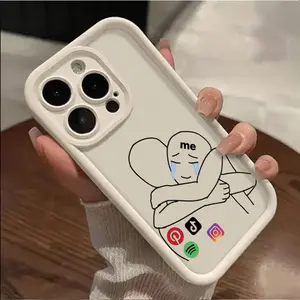 Social Media Dependence Phone Case for iPhone 17 AIR 17 PRO 16 PRO 15  PRO MAX  14 PLUS 13 PRO 12 11 PRO XS MAX X XR Plus Shockproof Protective Cover Full Protection Anti-Drop