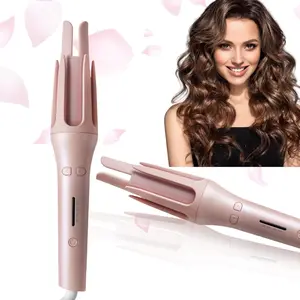 Automatic Rotating Curling Iron,Auto Curling Wand,Anti-Scald Hair Curler, Easy to Use for Medium to Long Hair Lengths EODROMC
