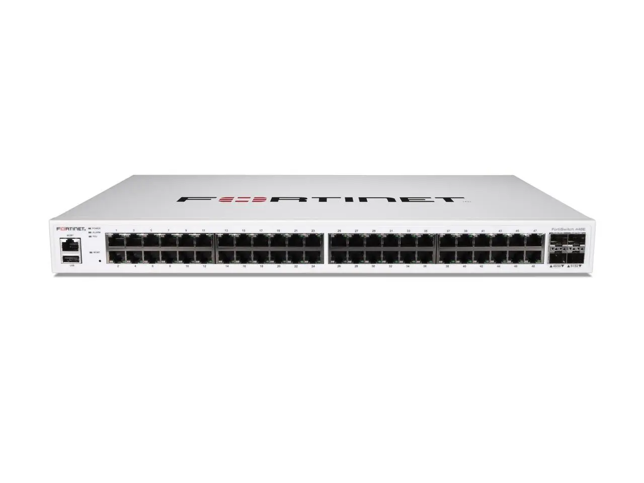 Fortinet FortiSwitch Secure Campus 448E, 48-port managed ethernet switch, L3, rack-mountable, FS-448E