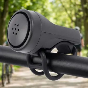 Loud Bicycle Alarm with USB Rechargeable Siren | Easy Install Electric Bell for Bike Safety | Kids & Adult Cycling Accessories for Outdoor Sports Security Alarm System