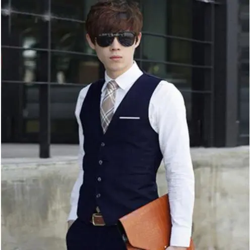 Navy blue vest