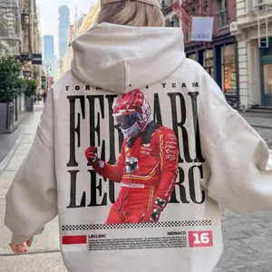 Charles Leclerc Hoodie 2 Sided, Vintage Racing Sweatshirt, Retro Graphic Hoodie, Gift for Leclerc and F Fans