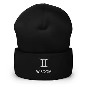 Gemini Wisdom Beanie — Air Sign AstroZodiac360 Astrology Apparel